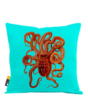 Killer Octopus Throw Pillow