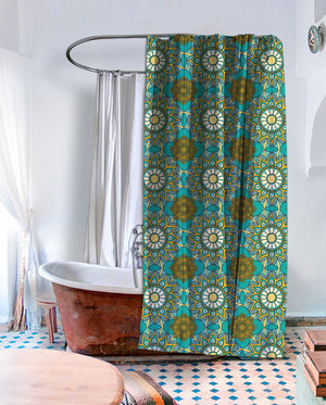 Bohemian Lotus Shower Curtain