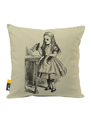 Ask Alice Faux Suede Throw Pillow