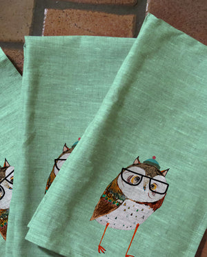 Cozy Owl Tea Towels
