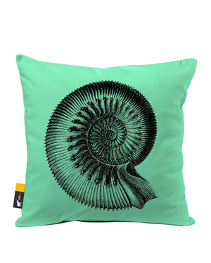 Ammonite Faux Suede Throw Pillow