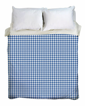 Retro Houndstooth Duvet Cover