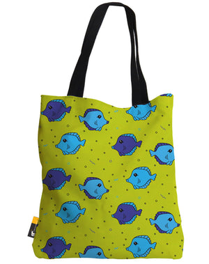 The Fish Tank Green Tote