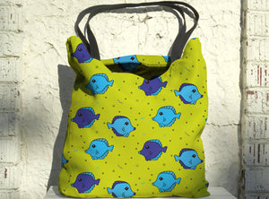 The Fish Tank Green Tote