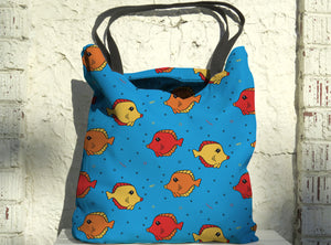 The Fish Tank Blue Tote
