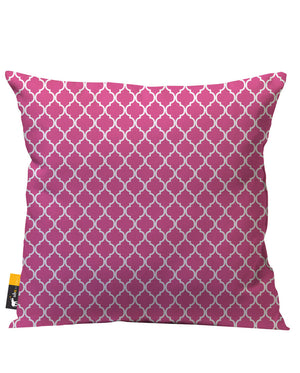 Coral Moroccan Outdoor Throw Pillow