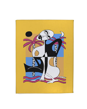 Beach Betty Gallery Art Canvas
