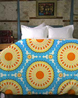 Retro Nectarine Duvet Cover