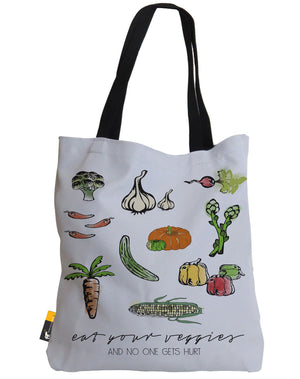Eat Your Veggies And No One Gets Hurt Tote
