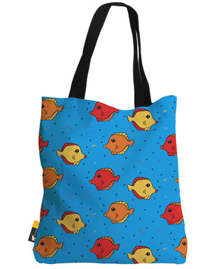 The Fish Tank Blue Tote
