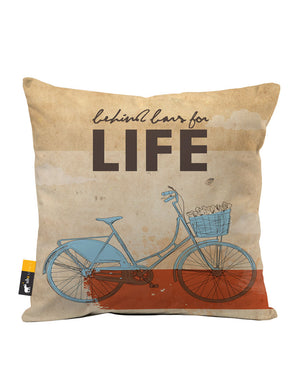 Behind Bars For Life Faux Suede Throw Pillow