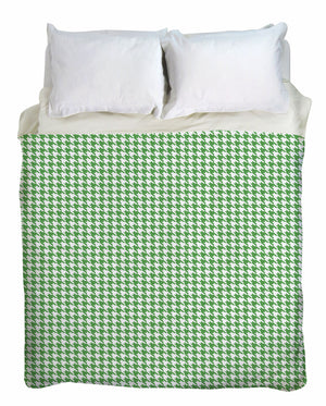 Retro Houndstooth Duvet Cover