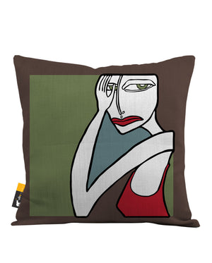 Hazel Mazel Throw Pillow