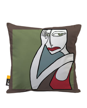 Hazel Mazel Faux Suede Throw Pillow