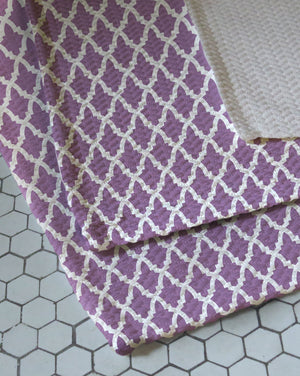 Imperial Lavender Woven Bath Rug