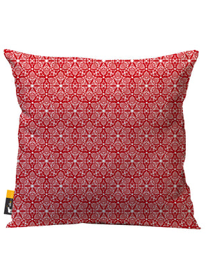 Ruby Damask Outdoor Throw Pillow