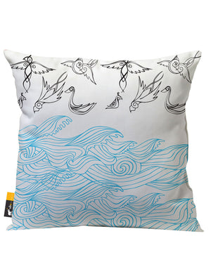 Tidal Wave Outdoor Throw Pillow