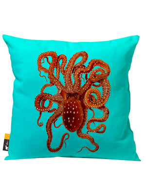 Killer Octopus Outdoor Throw Pillow