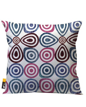 Multi Color Retro Design Patio Pillow 