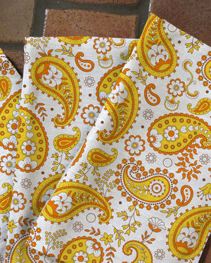 Pumpkin Paisley Tea Towels