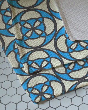 Retro Cafe Woven Bath Rug