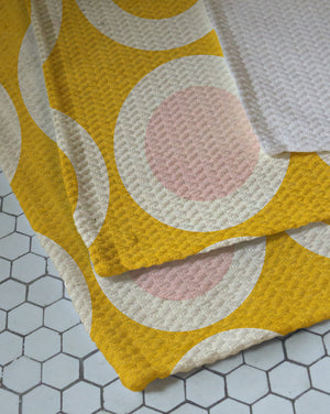 Retro Ringer Woven Bath Rug