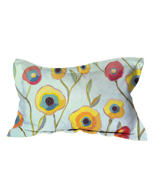 Painted Pansies Shams