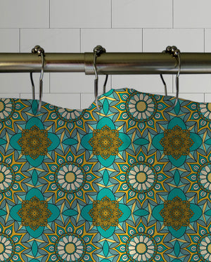 Bohemian Lotus Shower Curtain