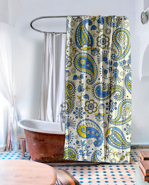 Indie Paisley Shower Curtain