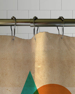 Try Angle Shower Curtain