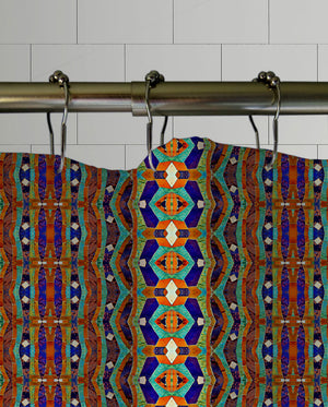 Boho Cameroon Shower Curtain