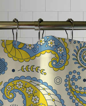 Indie Paisley Shower Curtain