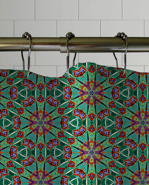 Boho Cypress Shower Curtain