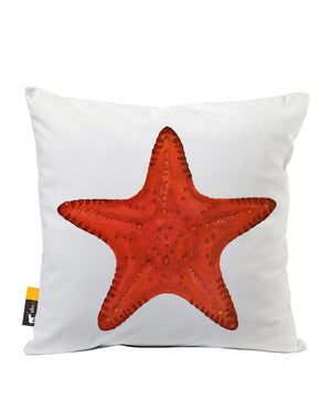 Starfish Faux Suede Throw Pillow