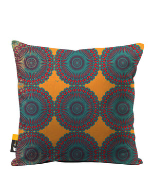 Taj Mahal Faux Suede Throw Pillow