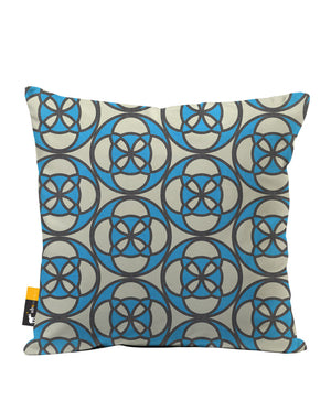 Retro Cafe Faux Suede Throw Pillow