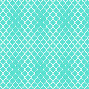 Teal Moroccan Tablecloth