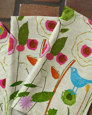 Blue Bird Tea Towels