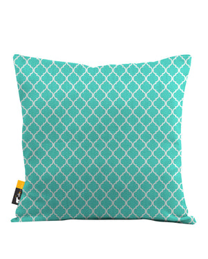 Teal Moroccan Throw Pillow