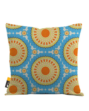 Retro Nectarine Throw Pillow