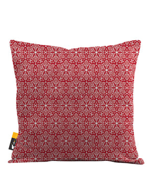 Ruby Damask Throw Pillow