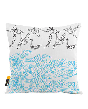 Tidal Wave Throw Pillow