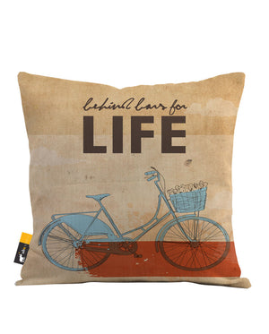 Behind Bars For Life Throw Pillow