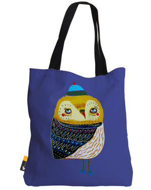 Winter's Eve Owl Tote